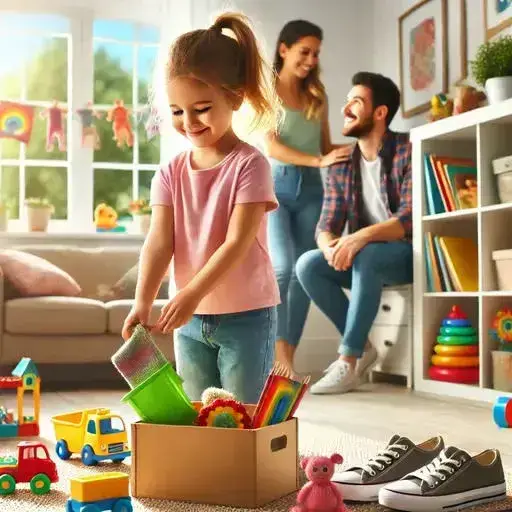 داستان داستان کودکانه درباره کمک به والدین: دختر شلخته ای که منظم شد