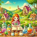 داستان کودکانه آموزشی درباره مخلوط ها و محلول ها: راز معجون جادویی