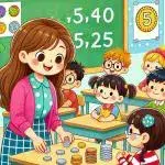 سارا و ماجراجویی در دنیای سکه ها: درس شماره گذاری پول