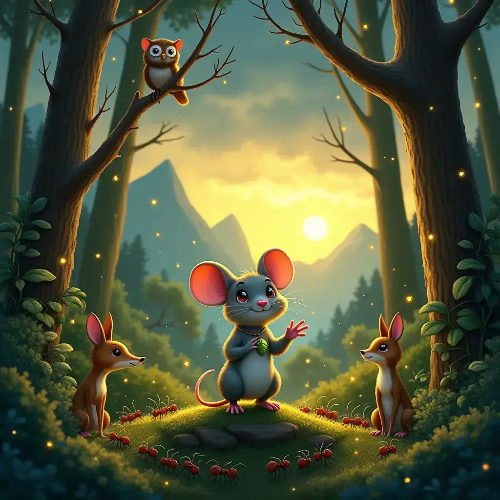 داستان لورا، موش کوچولوی شنوا و راز جنگل پرآوازه