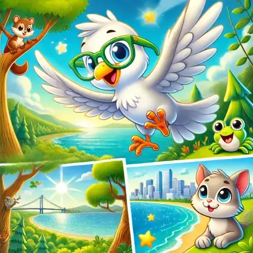 داستان داستان صوتی کبوتر جهانگرد و دوستان