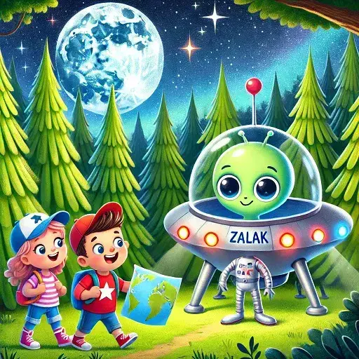 داستان داستان کودکان: مقابله با فضایی بدی که قصد دزدیدن درختان زمین را داشت