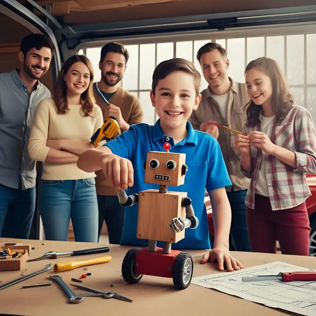 داستان سامی و ربات رویایی: داستان کودکانه درباره تلاش، خانواده و دوستی برای ساخت ربات | آموزش صبر و خلاقیت