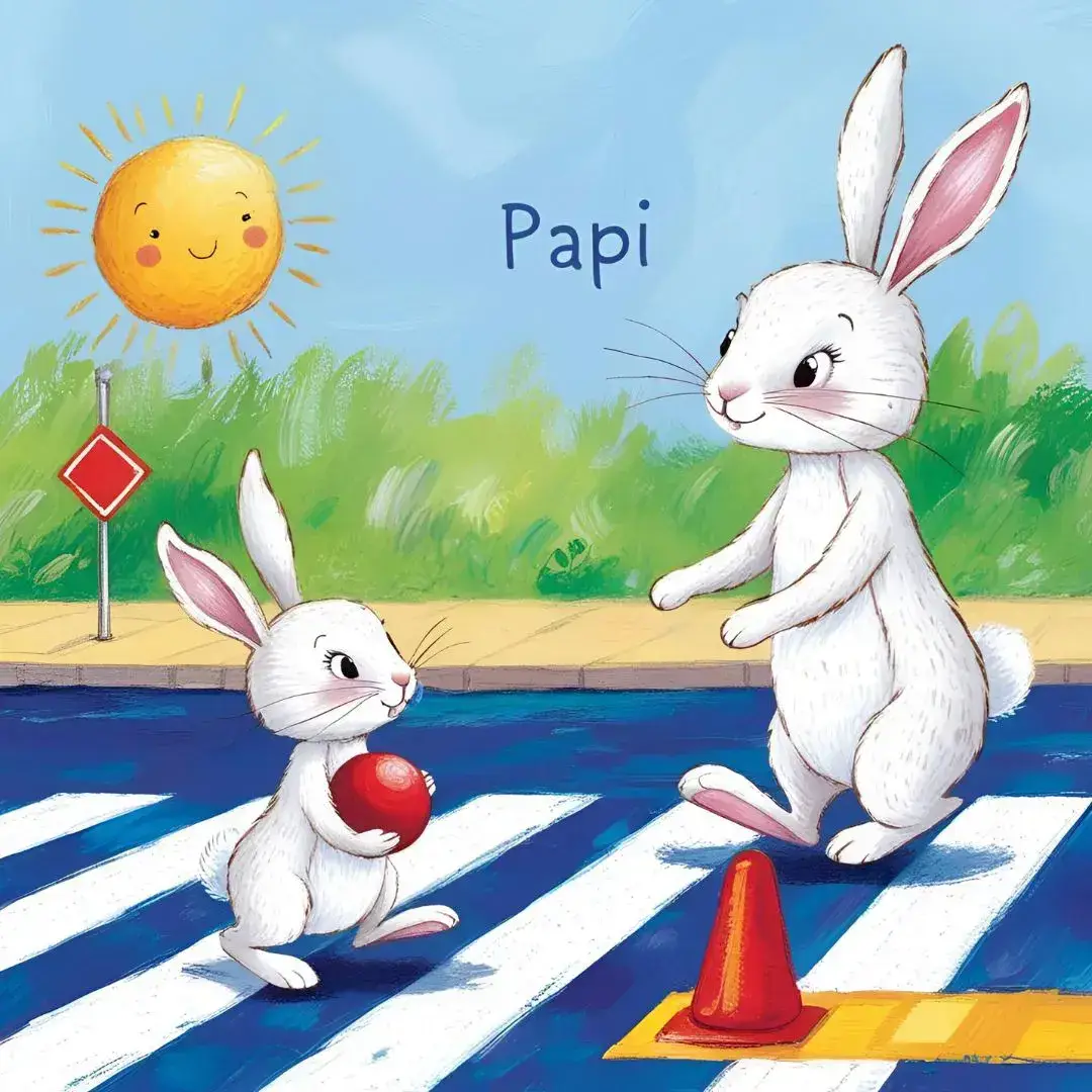 داستان خرگوش کوچولو و آموزش ایمنی در خیابان | داستان کودکانه آموزنده برای عبور بیخطر + نکات ایمنی