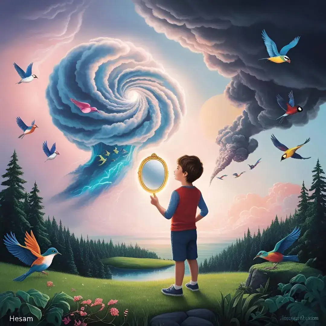 داستان کنترل خشم در کودکان و نوجوانان | داستان آموزنده حسام و طوفان درون + تکنیکهای کاربردی