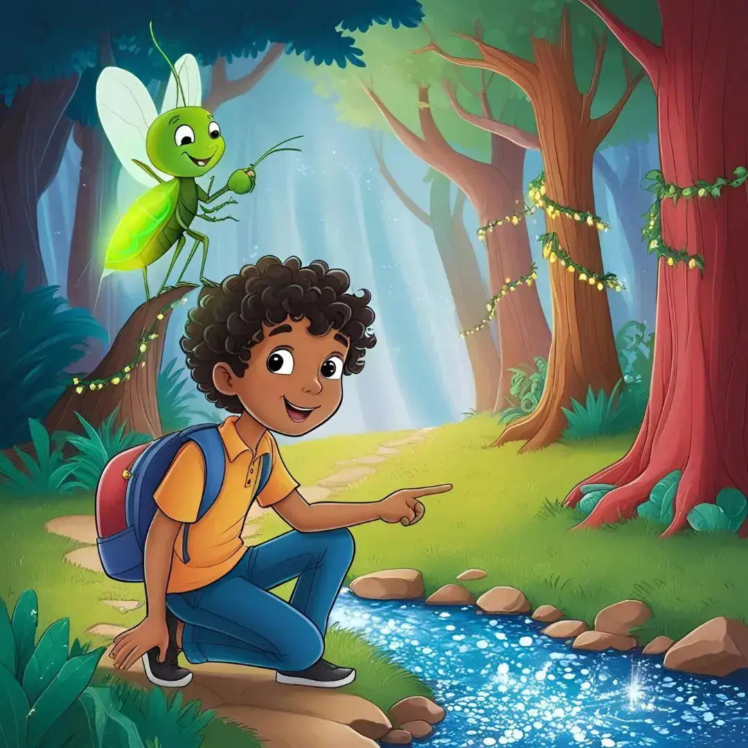 داستان داستان کودکانه امیر و قدرت گوش دادن | قصه آموزنده درباره اهمیت خوب شنیدن و دوستی با طبیعت