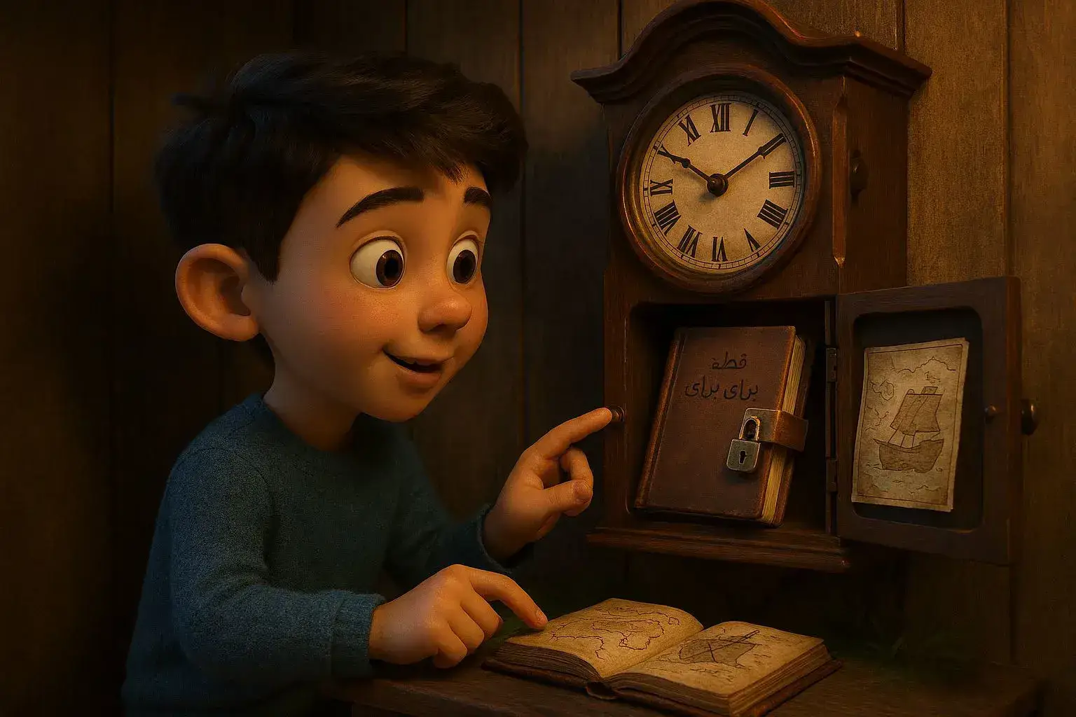 داستان راز ساعت قدیمی