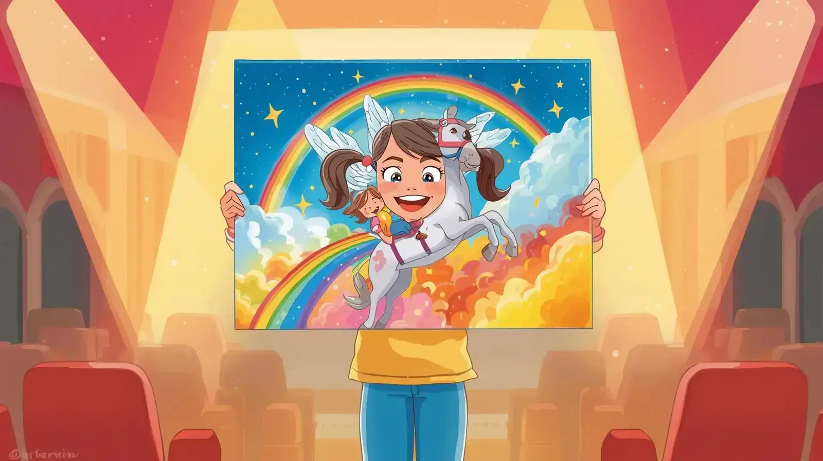 داستان راز نقاش کوچولو: داستان تمرین و خلق یک شاهکار