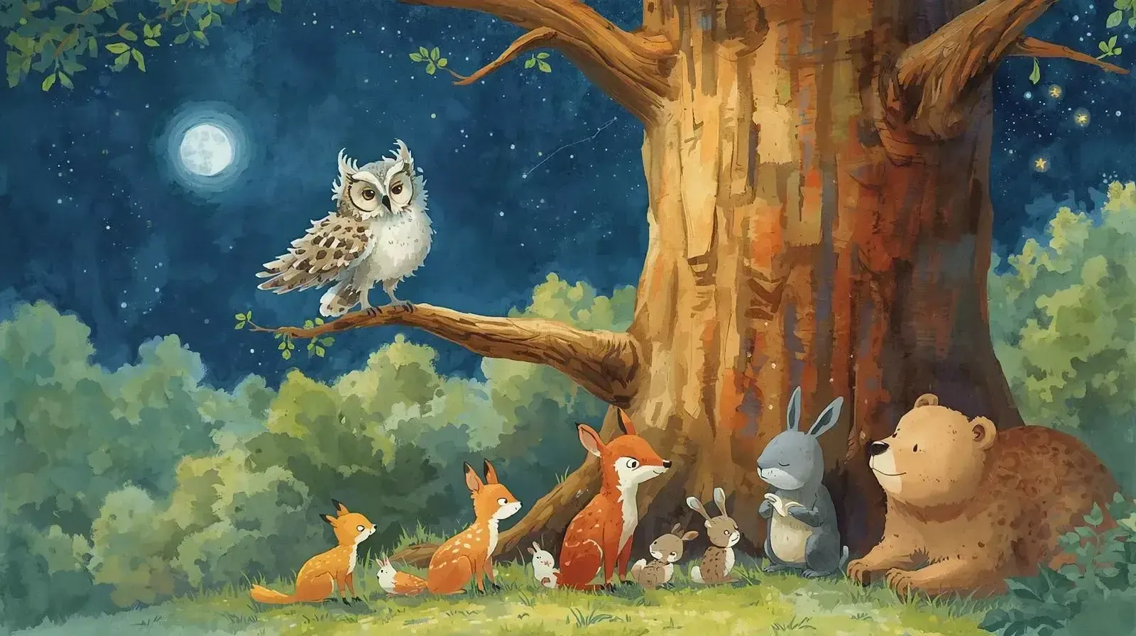 داستان راز شب های پرستاره جنگل