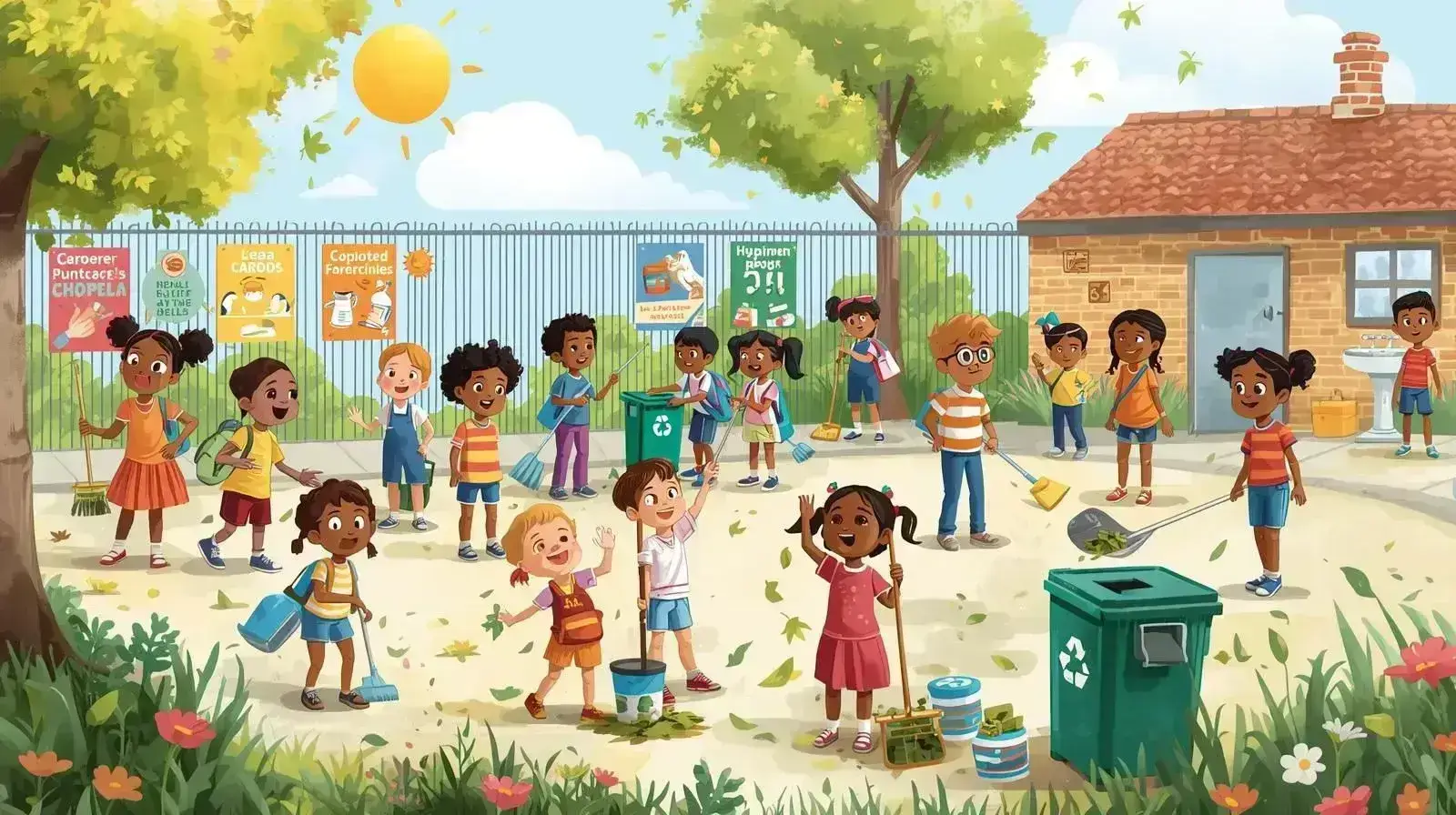 داستان مدرسه ی تمیز و شاد آرزوها