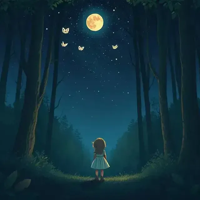 داستان راز آرامش جنگل در شب