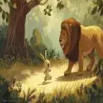 خرگوشی که می خواست مثل شیر باشد