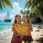 گنج دریایی دزدان قدیم: رمز نقشه ی مخفی