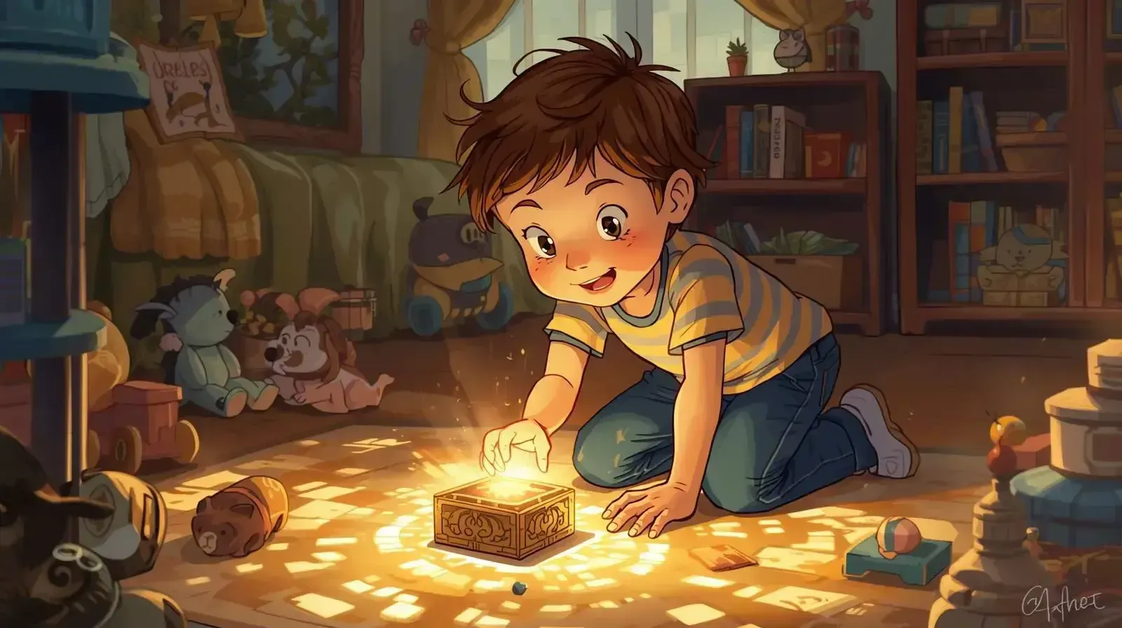 داستان کودک باهوش و جعبه نظم جادویی