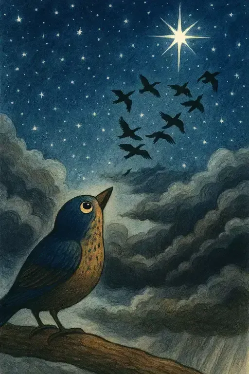 داستان راز مسیر ستاره ای پرندگان مهاجر