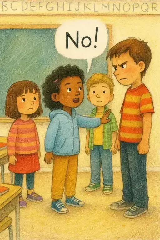 داستان کودکی که یاد گرفت نه بگوید