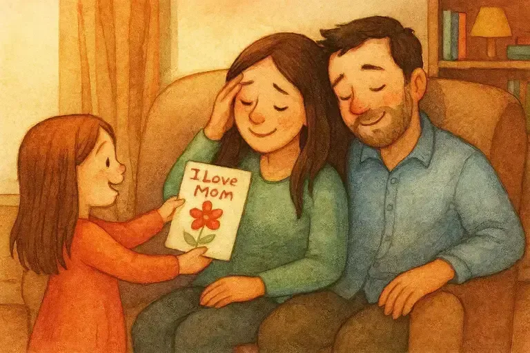 داستان هدیه کوچک برای پدر و مادر