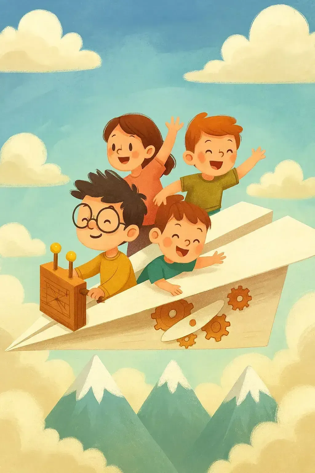 داستان پسر مخترع و ماشین پرنده کاغذی