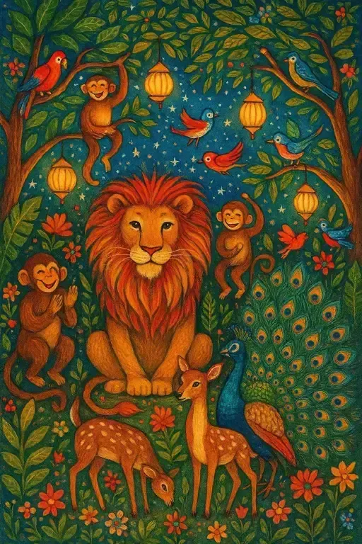 داستان جشن شگفت انگیز حیوانات جنگل