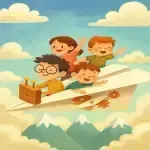 پسر مخترع و ماشین پرنده کاغذی