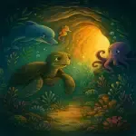 ماجراجویی لاک پشت خردمند در اعماق دریا