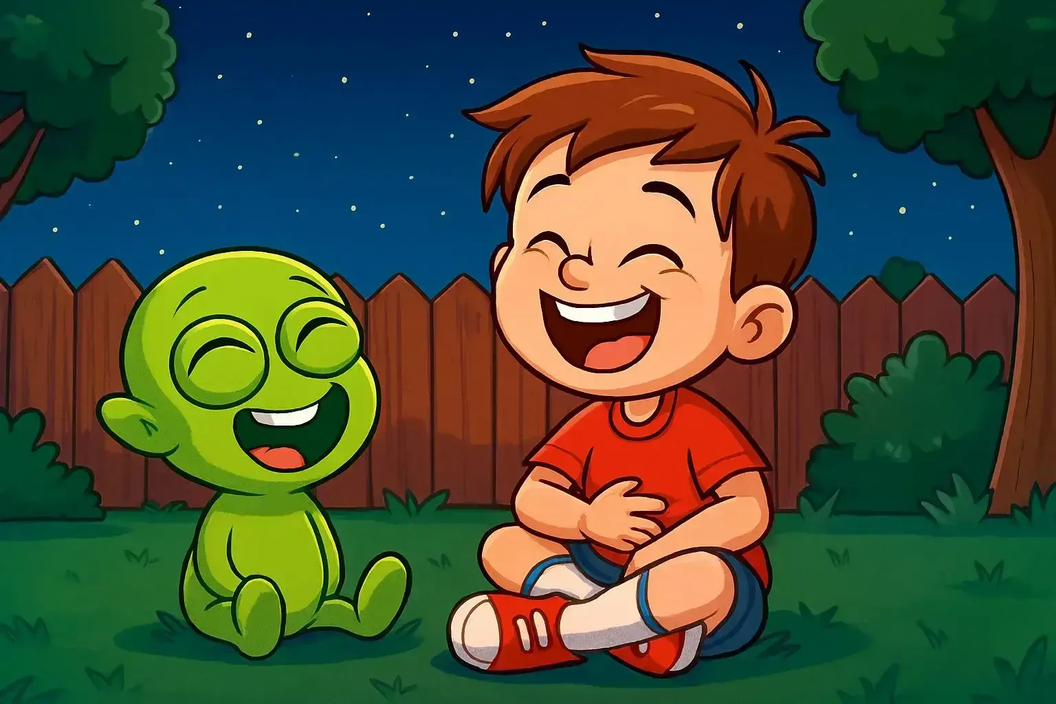 داستان دوستی پسر زمینی با آدم فضایی خنده دار