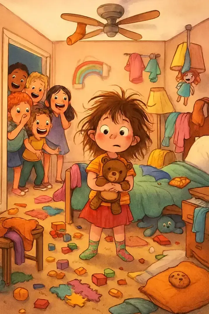 داستان اتاق شلخته نرگس و مهمان های ناخوانده