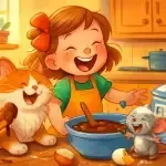 ماجرای خنده دار آشپزی سارا، پیشی گربه ملوس و موش باهوش