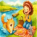ماجرای خنده دار پیک نیک سارا، گربه ملوس و موش باهوش