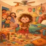 اتاق شلخته نرگس و مهمان های ناخوانده