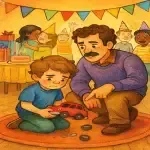 داستان کودکانه درباره اجازه گرفتن در مهمانی