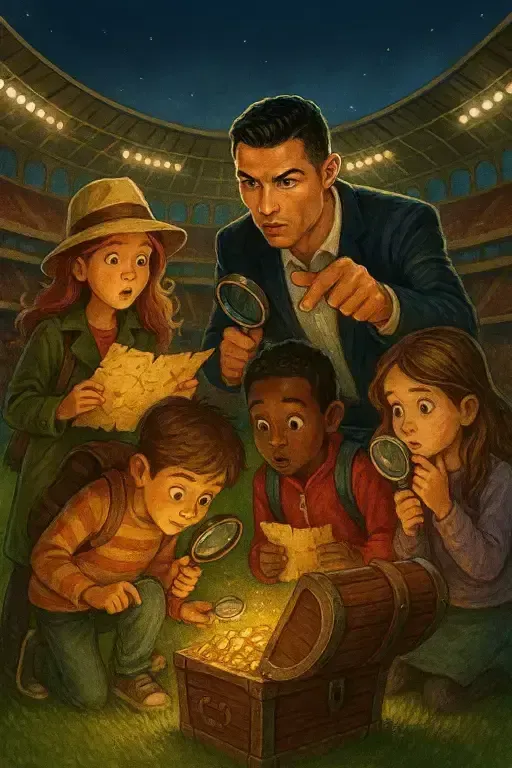 داستان ماجرای طلای گمشده در زمین فوتبال با رونالدو