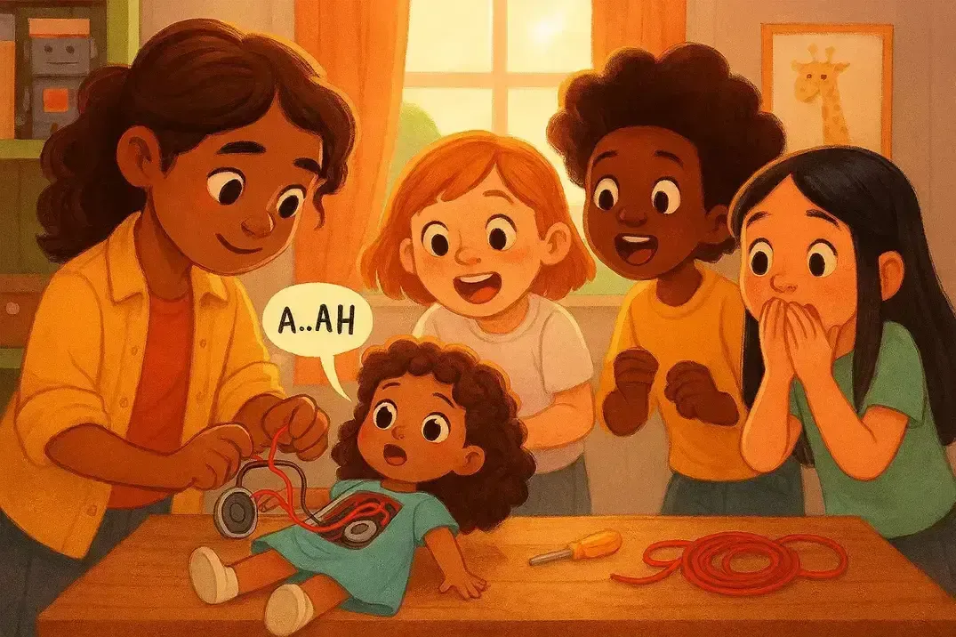 داستان مریم و اختراع عروسک سخنگو