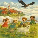 روستای بالای ابرها و دیدار با حیوانات کوهستان