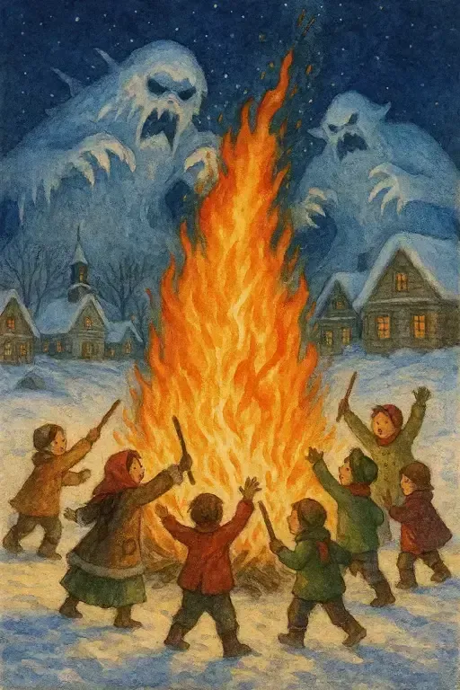 داستان رویارویی با غول های یخی و اتحاد بچه های روستا