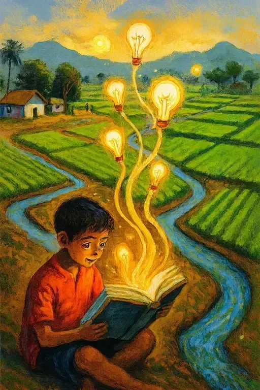 داستان پسر کتابخوان و راز موفقیت در روستا