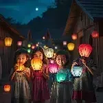 چراغ های کوچک در دل تاریکی