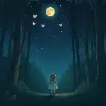 راز آرامش جنگل در شب