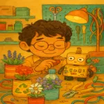 داستان کودکانه پویان و ربات از زباله های الکترونیکی