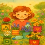 داستان کودکانه لیلا و باغچه جادویی از زباله ها