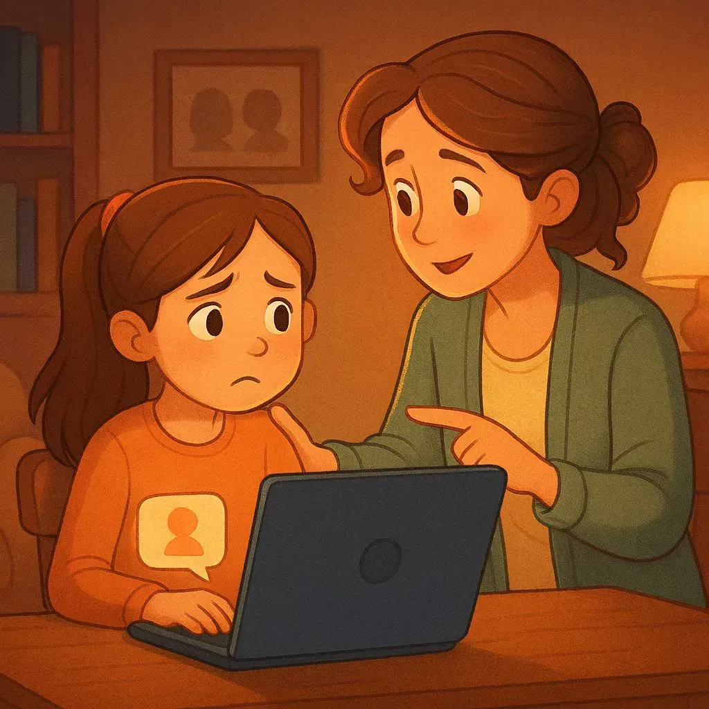 داستان دینا و گفت وگوی اینترنتی خطرناک