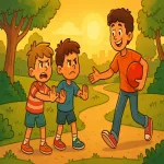 پارک اسرارآمیز و پسر خندان