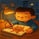 مانی و غول های خیالی تلویزیون