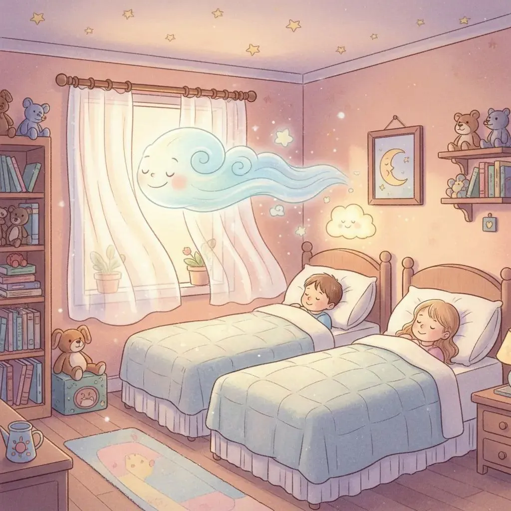 داستان داستان کودکانه قبل از خواب: باد کوچولویی که آرام گرفتن را یاد گرفت