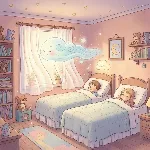 داستان کودکانه قبل از خواب: باد کوچولویی که آرام گرفتن را یاد گرفت