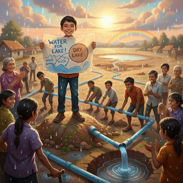 داستان نقشه ی پنهانی پارسا برای نجات دریاچه