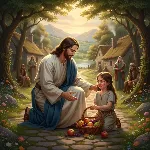 داستان حضرت عیسی و دختر کوچکی که مهربانی را آموخت