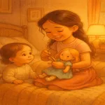 داستان کودکانه درباره انجام وظایف: سارا و مراقبت از خواهر کوچکش