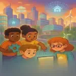 شهر هوشمند و کودکان برنامه نویس