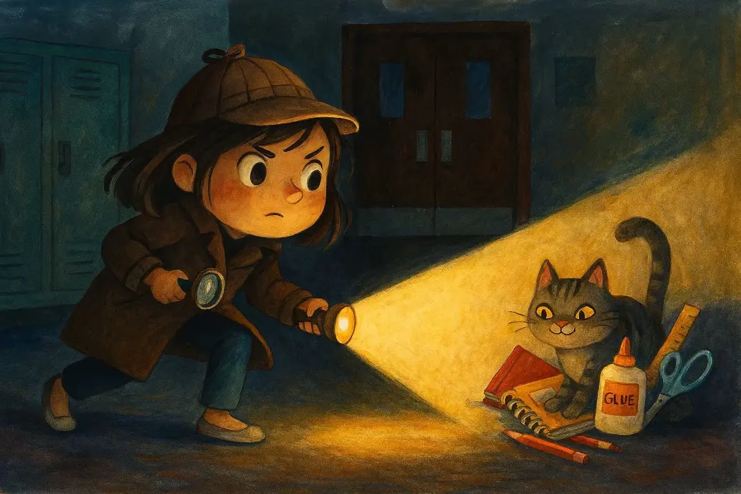 داستان راز گمشده در مدرسه شبانه کارآگاه نازنین